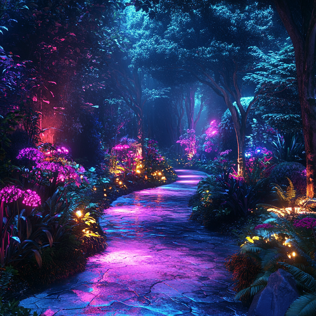Interchangeable RGB Spike Lights - DIY Garden Light System