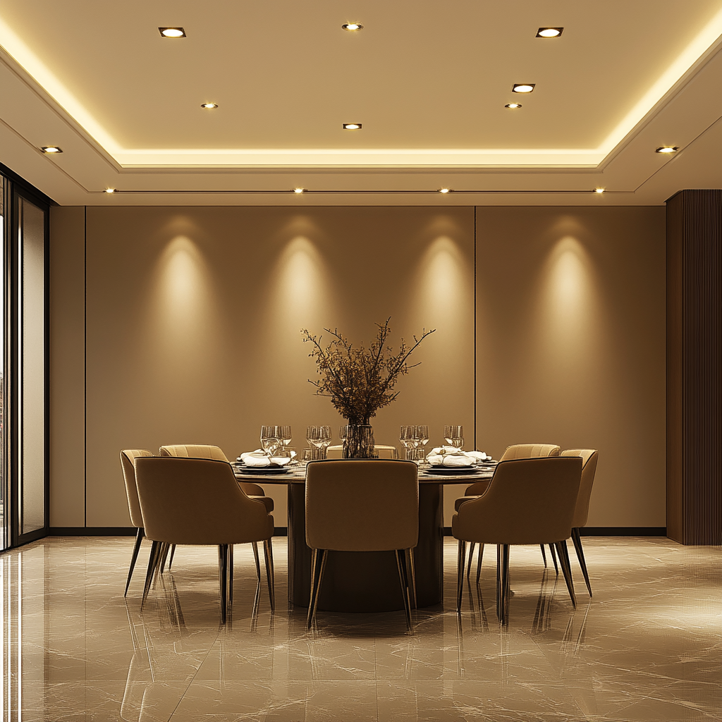 High CRI 90+ spotlight - perfect for showcasing food colors on kitchen islands