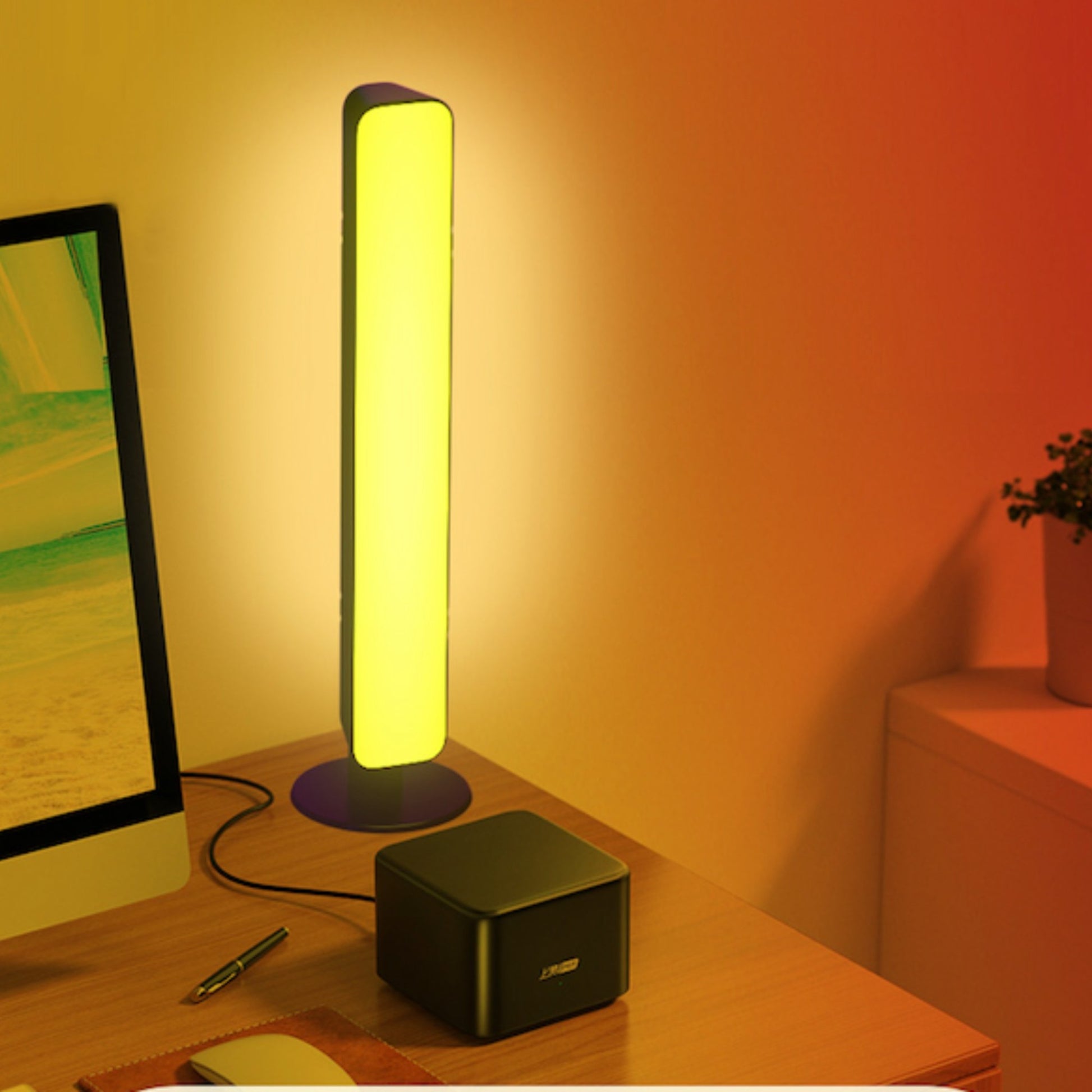 Minimalist Magic Lamp - Wireless Charging Base + RGB Glow