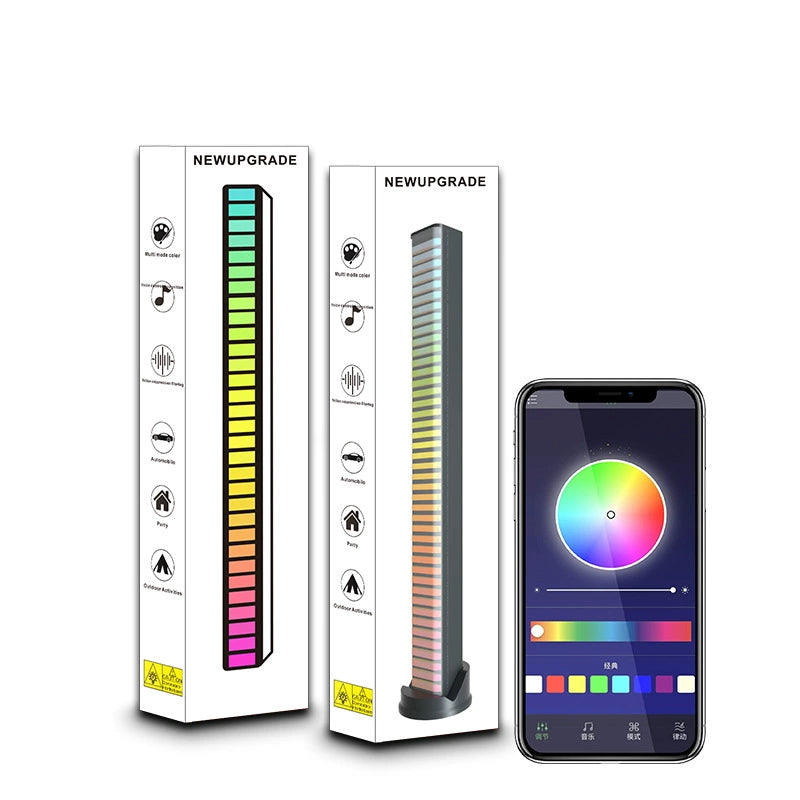 RGB Rechargeable Light with Music Sync - Wireless & Voice Control