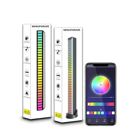 RGB Rechargeable Light with Music Sync - Wireless & Voice Control