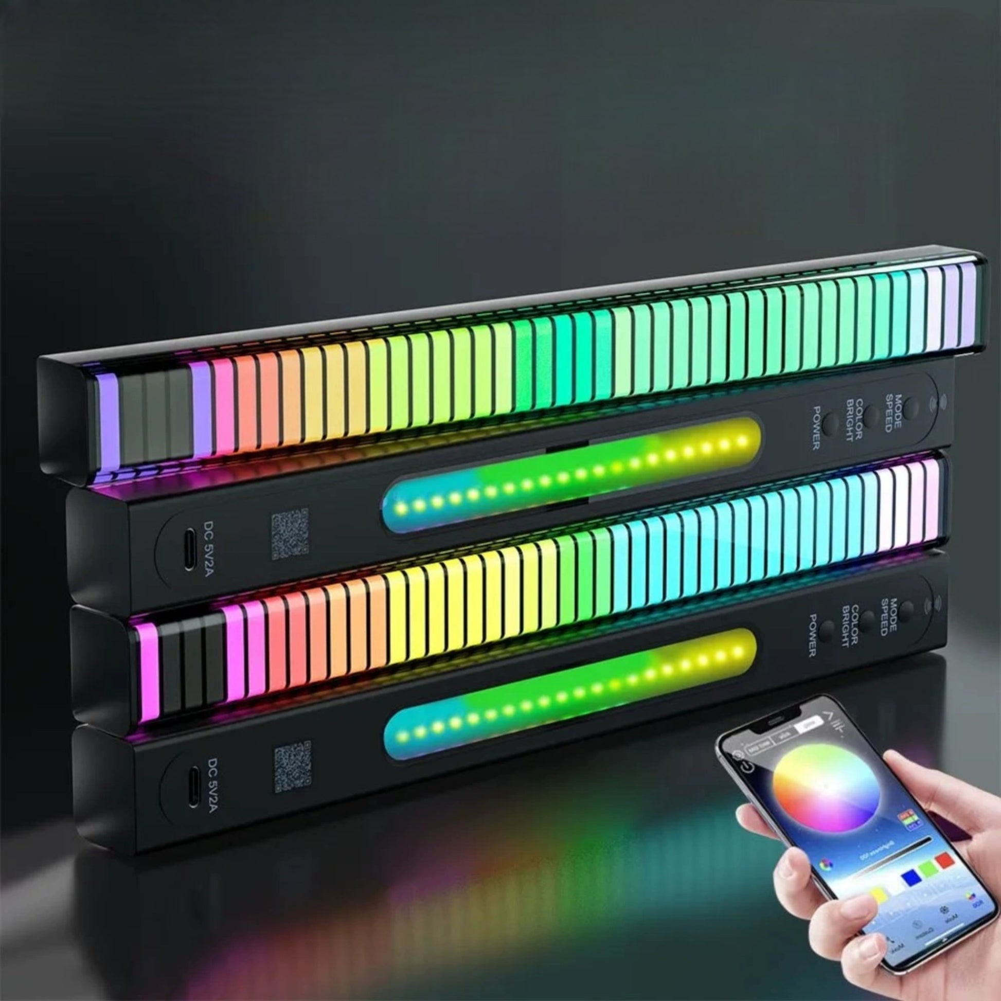 Portable RGB Mood Light - Bluetooth Music Sync & APP Control
