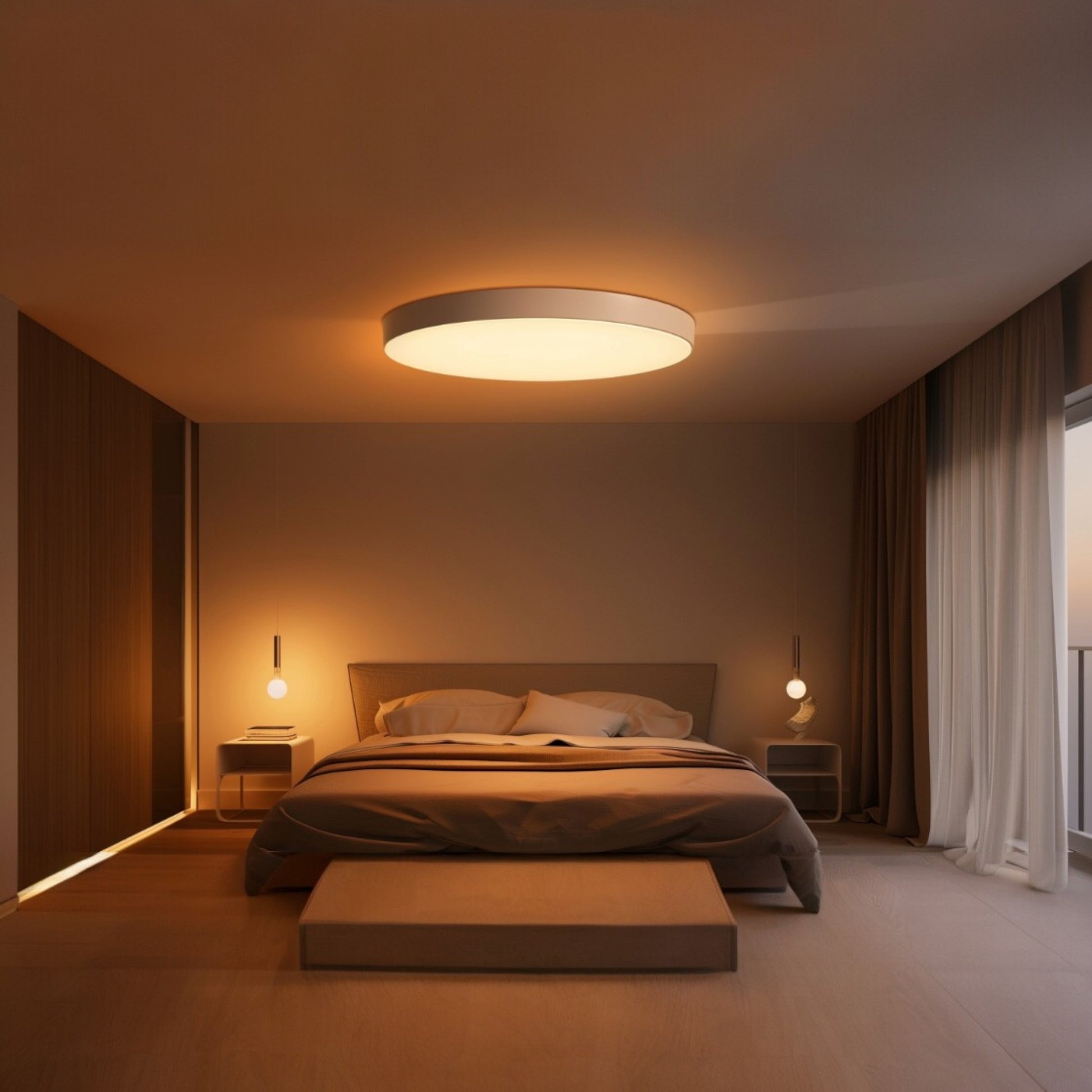 Modern RGB Smart Ceiling Light for Bedroom