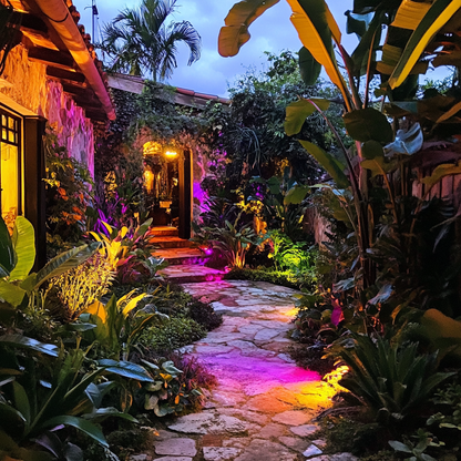 4 Smart Flood Lights with Group Control - Whole Property Lighting